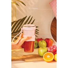 Cookplus Pink Taşınabilir Şarjlı Smoothie Blender