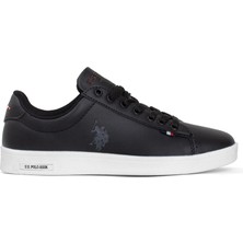 U.S. Polo Assn. 101390124 Franco Kadın Klasik Sneaker Siyah - Beyaz