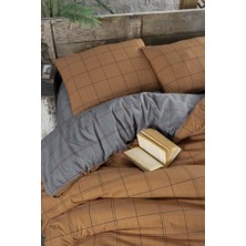 Mulberry Brown Nevresim Takımı Çift Kişilik 4 Parça