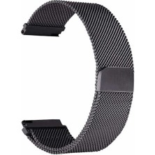 Dlrcase Zcwatch V0922 Kordon Hasır Metal Örgülü Ayarlanabilir Siyah