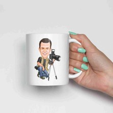 Hediye Moda Erkek Fotoğrafçılara Özel Karikatürlü Kupa Bardak