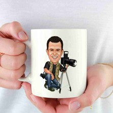 Hediye Moda Erkek Fotoğrafçılara Özel Karikatürlü Kupa Bardak