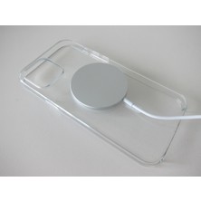 Gevrek Techs iPhone 13 ile Uyumlu Magsafe Özellikli Darbe Önleyici Şeffaf Kılıf