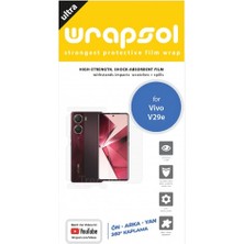 Wrapsol Vivo V29E Ön, Arka ve Yanlar 360 Derece Tam Kaplama Poliüretan Film