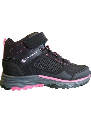 Jump Lumberjack Blanka Hı Siyah Fuşya Trekking Outdoor Kız Çocuk Bot