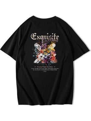 BRZ Collection Unisex Oversize Exquisite Blooms T-Shirt