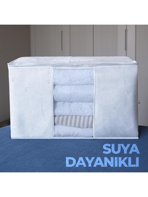 Cuty Home Cutyhome Ok Home Ev Tekstil Pencereli Beyaz Hurç-3'lü Set