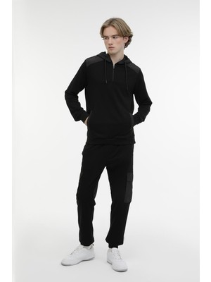 Kinetix ml Laycan 17BA-K39 3pr Siyah Erkek Sweatshirt