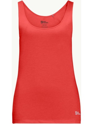 Jack Wolfskin Pack & Go Tank Kadın Atlet 1807283-2184 Tango Orange