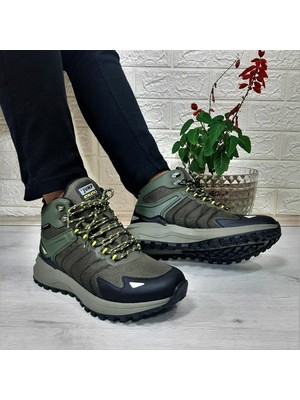 Jump 28680 Haki Waterproof Kaymaz Taban Erkek Bot