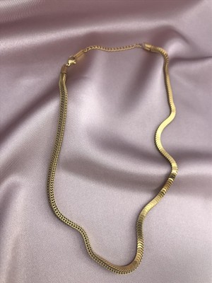 Quella Çelik Çift Yönlü Gold Kolye (40+5 Cm)