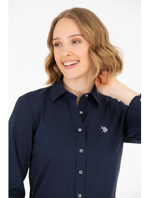 U.S. Polo Assn. Kadın Lacivert Gömlek Basic 50262883-VR033