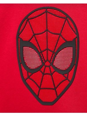 Haviniko Çocuk Giyim Erkek Kırmızı Örümcek Adam Spiderman Baskılı Sweatshirt