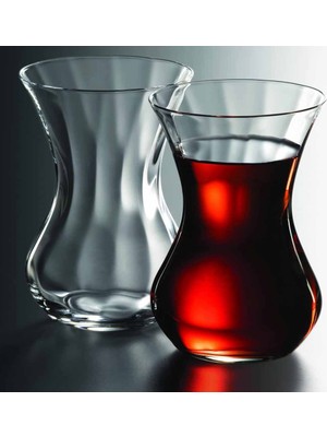 Beykoz Cam Çay Bardağı, 6 Parça, Şeffaf, 145 cc