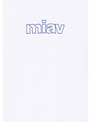 Mavi Çocuk Miav Baskılı Oversize Tişört 7610158-620