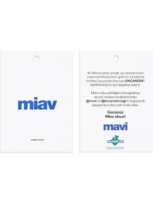 Mavi Çocuk Miav Baskılı Oversize Tişört 7610158-620