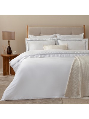 Chakra Glad Nevresim Seti 260 x 220  cm  Beyaz/Mavi