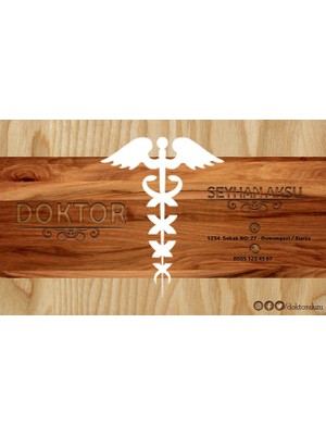 BK Kişiye Özel Doktor Tasarımlı Bitmeyen Kartvizit - Model 3