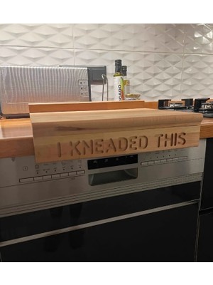 Atölyesi Ahşap Profosyenel Tezgah Üstü Kesme Tahtası 31X40X7 cm