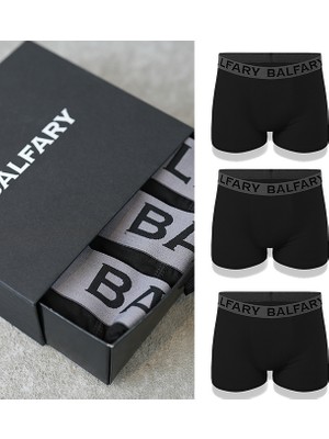 Balfary Modal Erkek Boxer 3 Adet Boxer Yumuşak Dokulu