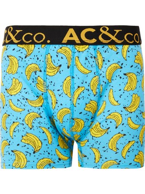 AC&Co / Altınyıldız Classics Erkek Karışık Pamuklu Esnek Desenli 3'lü Boxer Paketi