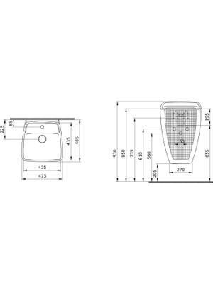 Bocchı New Age Asma Monoblok Lavabo Beyaz 1654-001-0126