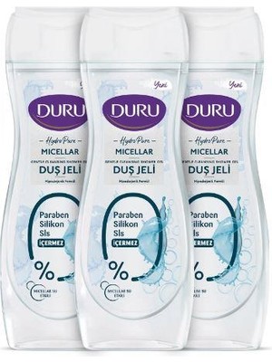 Duru Hydro Pure Micellar Duş Jeli 3x450 Ml