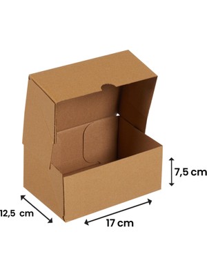 Packanya 17x12,5x7,5-50 Adet Kesimli Kutu - Internet ve Kargo Kutusu