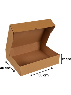 Packanya 50x40x12-25 Adet Kesimli Kutu - Internet ve Kargo Kutusu