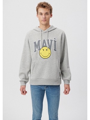 Mavi Erkek Mavi X Smiley Originals Gri Sweatshirt 0S10060-80196