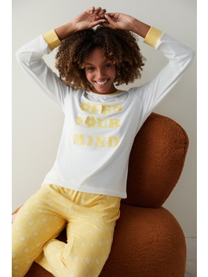 Penti Çok Renkli Open Mind Termal Pijama Takımı