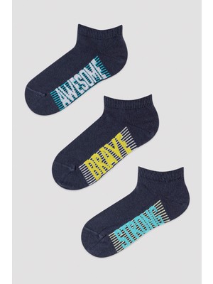 Penti Erkek Çocuk Skate 3lü Patik Çorap