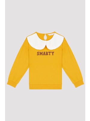 Penti Kız Çocuk Big Collar Uzun Kollu Pijama Takımı