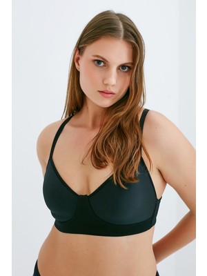 Penti #Hiççamaşırı Iris Form Balensiz Toparlayıcı Siyah Sütyen