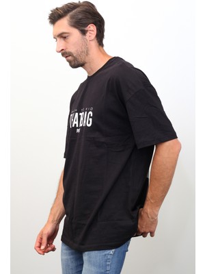 Sar-Esh That Bag Money Baskılı Oversize T-Shirt