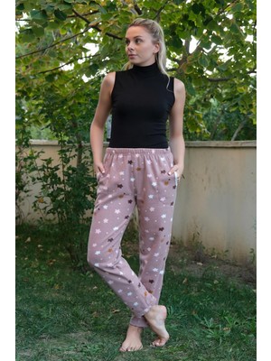 Akbeniz Kadın Welsoft Polar Tek Alt Pijama 210056