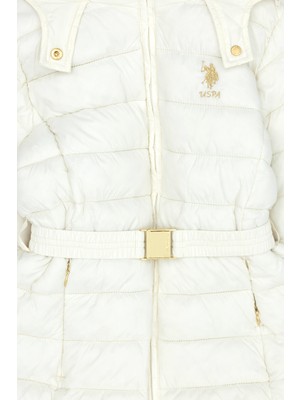 U.S. Polo Assn. Kız Çocuk Ekru Kaban 50271527-VR019
