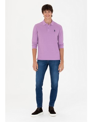 U.S. Polo Assn. Erkek Lila Sweatshirt 50276503-VR034