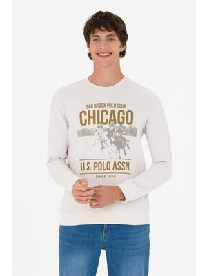 U.S. Polo Assn.  Erkek Taş Sweatshirt 50270804-VR049