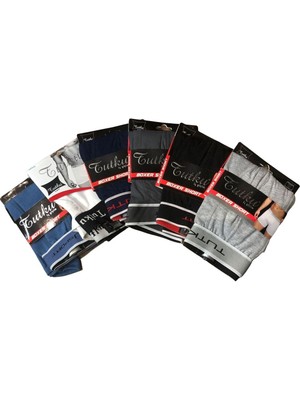 Tutku  Likralı Boxer Short 6lı Paket