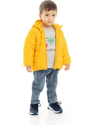 HelloBaby Basic Kulaklı Kapüşonlu Mont Unisex