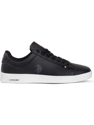 U.S. Polo Assn. 101390124 Franco Kadın Klasik Sneaker Siyah - Beyaz