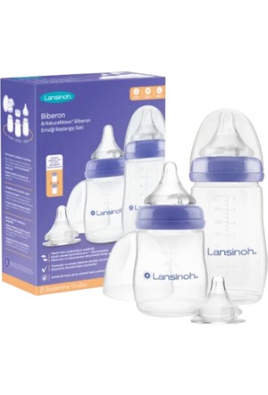 Lansinoh MOmma Biberón de plástico con tetina NaturalWave de flujo medio  240 ml - Madre y bebé de Pharmeden UK