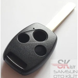Skilit Samsun Oto Kilit Honda Civic Jazz C-Rv Anahtar Kabı Kumanda Kabı 3 Tuşlu Logolu