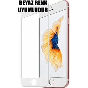 Apple iPhone 7 Plus Ekran Koruyucu 9d Tam Kaplayan Kavisli Iphone 7 Plus-Beyaz