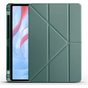 Huawei Honor X9 11.5' Kılıf Yatay ve Dikey Standlı Uyku Modlu Kalemlikli Trifold Arkası Soft Silikon Smart Kılıf