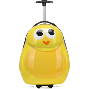 2023 Çocuk Tekerlekli Çanta Erkek ve Dişi Küçük Bavul Yumurta Kabuğu Evrensel Tekerlek 3D Sevimli Bavul Çocuk Sırt Çantası (Yurt Dışından)