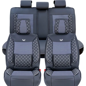 ford Fusion Uyumlu Lüx Deri Oto Koltuk Kılıfı Ön Arka Set Planet Serisi Füme