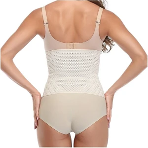 Pregnant Bodysuit Göbek Sıkılaştırıcı Toparlayıcı Bel Eğitmeni Kemeri Vücut Şekillendirici Bej Renk Lohusa Bel Korsesi