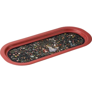 EE168-9A Tales Alices Desenli Oval Tepsi 16X35 cm
